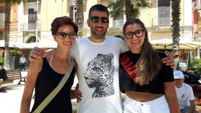 Family tour. Image of a family tour in Bari