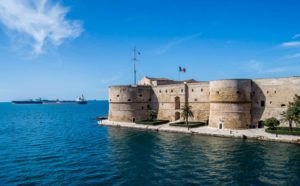 Taranto. The City on 2 seas. Image of the Castle